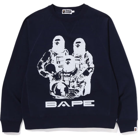 BAPE RELAXED FIT CREWNECK MENS | us.bape.com