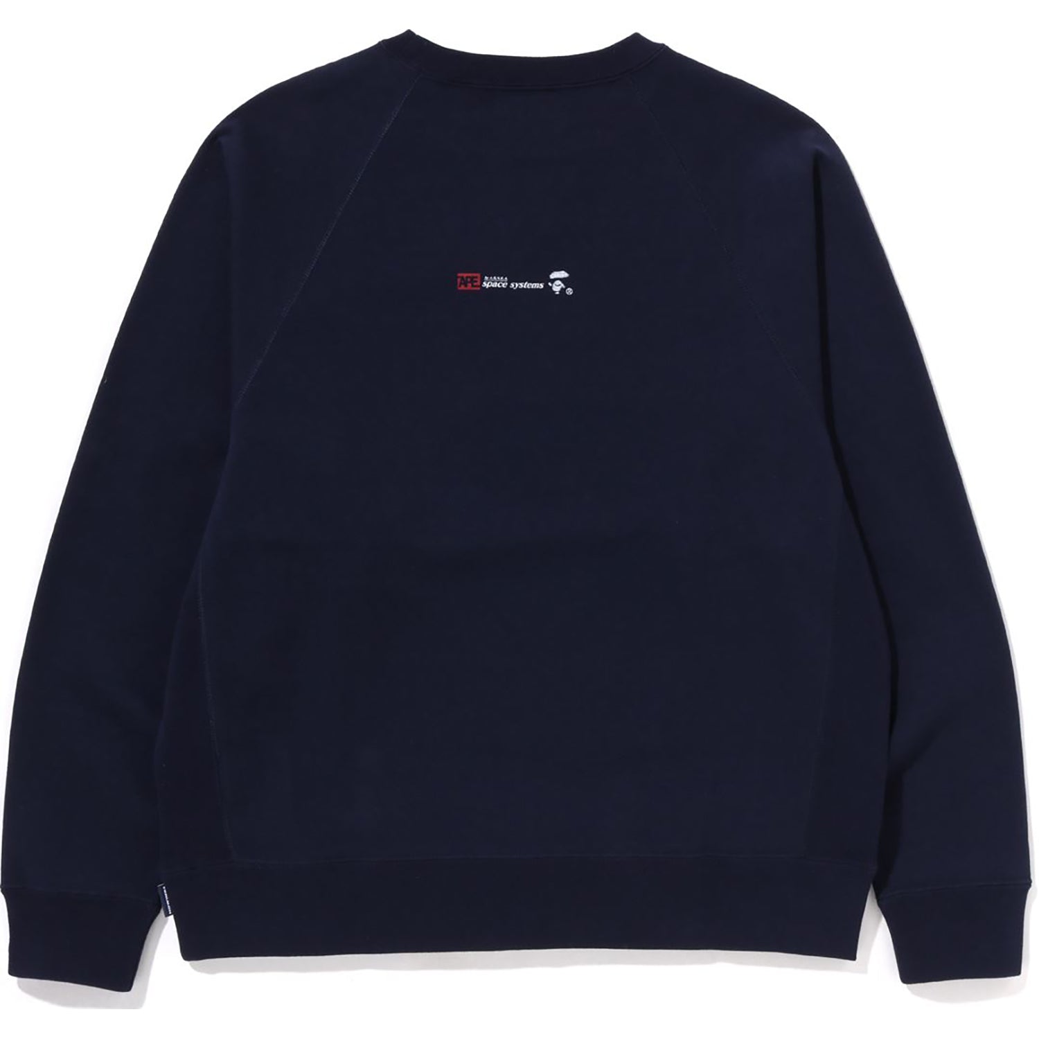 Bape Relaxed Fit Space System Crewneck Navy