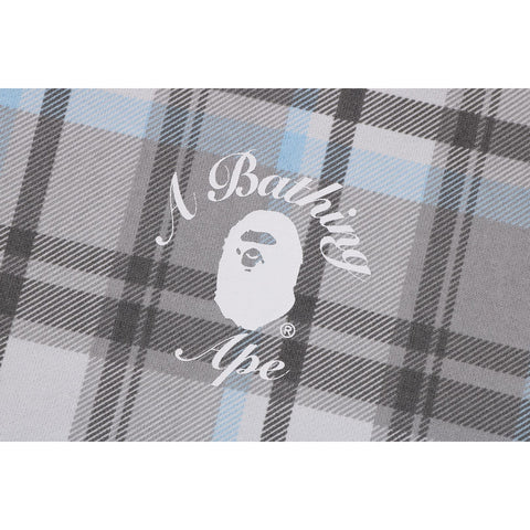 BAPE CHECK WIDE CREWNECK LADIES