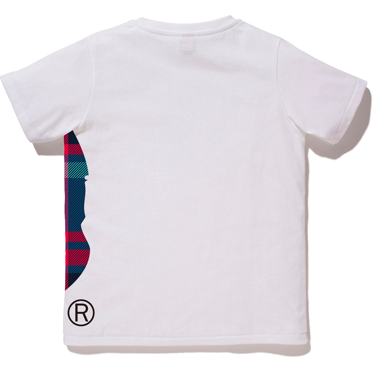 BAPE CHECK SIDE BIG APE HEAD TEE LADIES