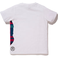 BAPE CHECK SIDE BIG APE HEAD TEE LADIES
