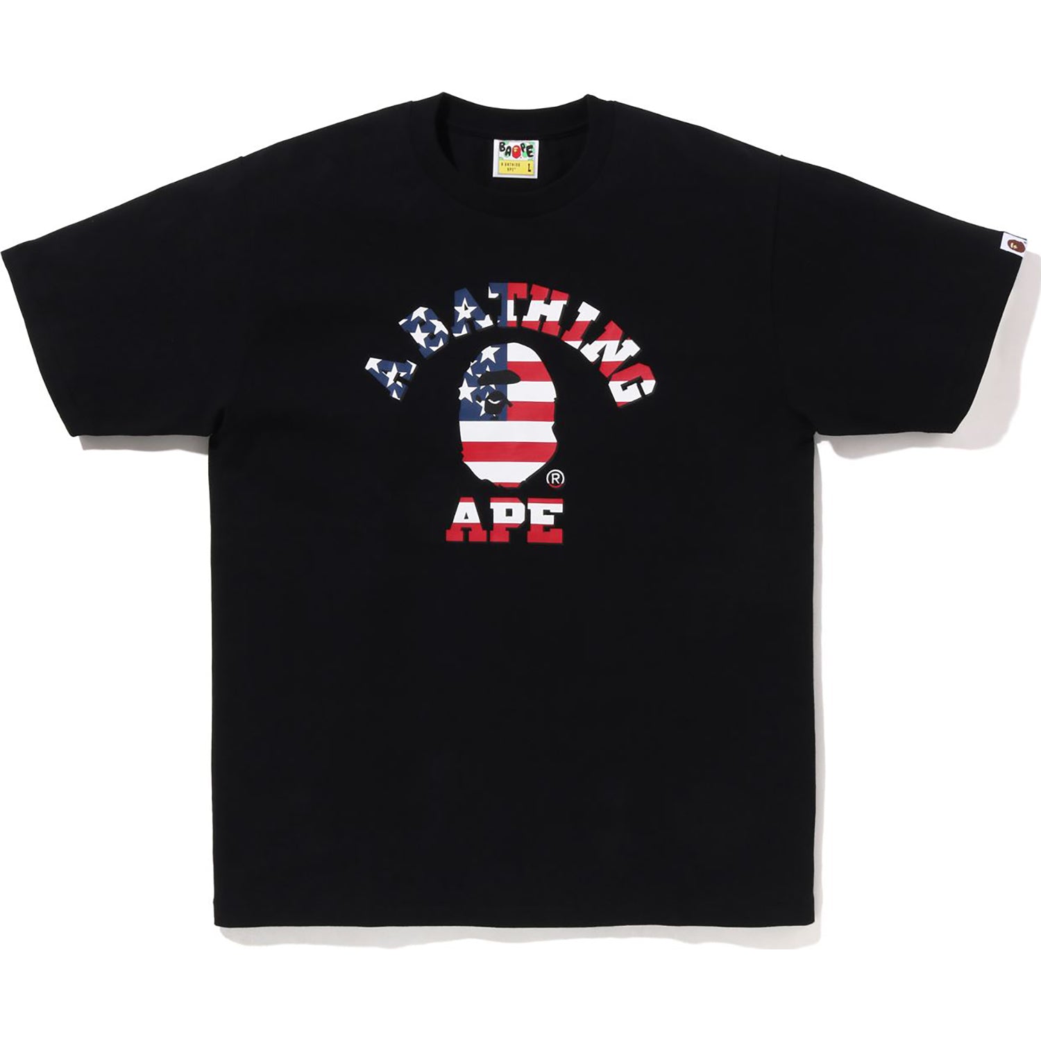 BAPE Silicon College One Point T-Shirt Black