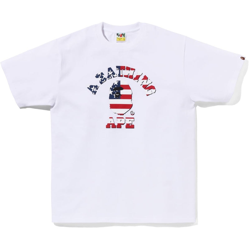 BAPE US LIMITED COLLECTION COLLEGE TEE MENS