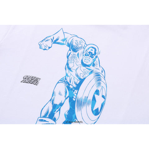 BAPE X MARVEL CAPTAIN AMERICA TEE MENS