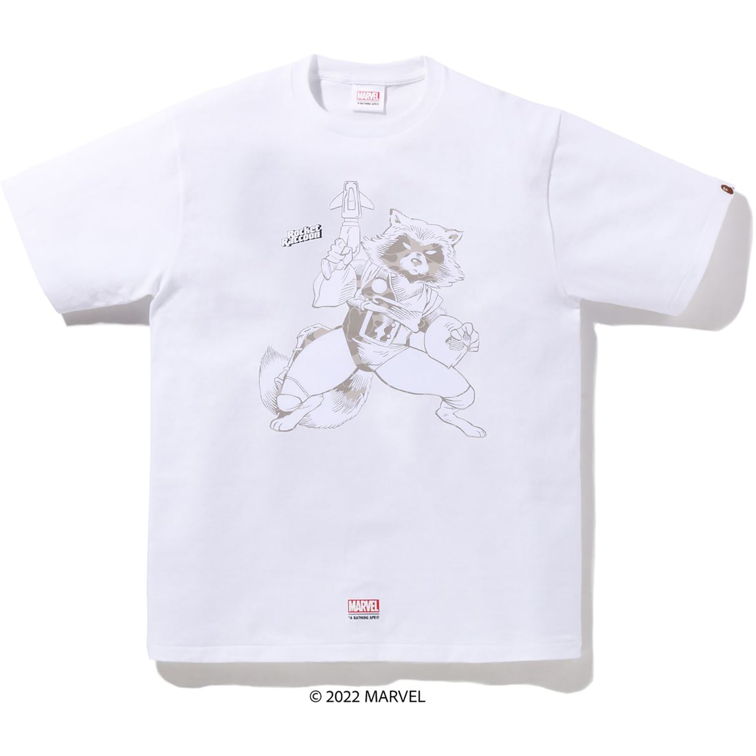 BAPE X MARVEL ROCKET RACCOON TEE MENS – us.bape.com