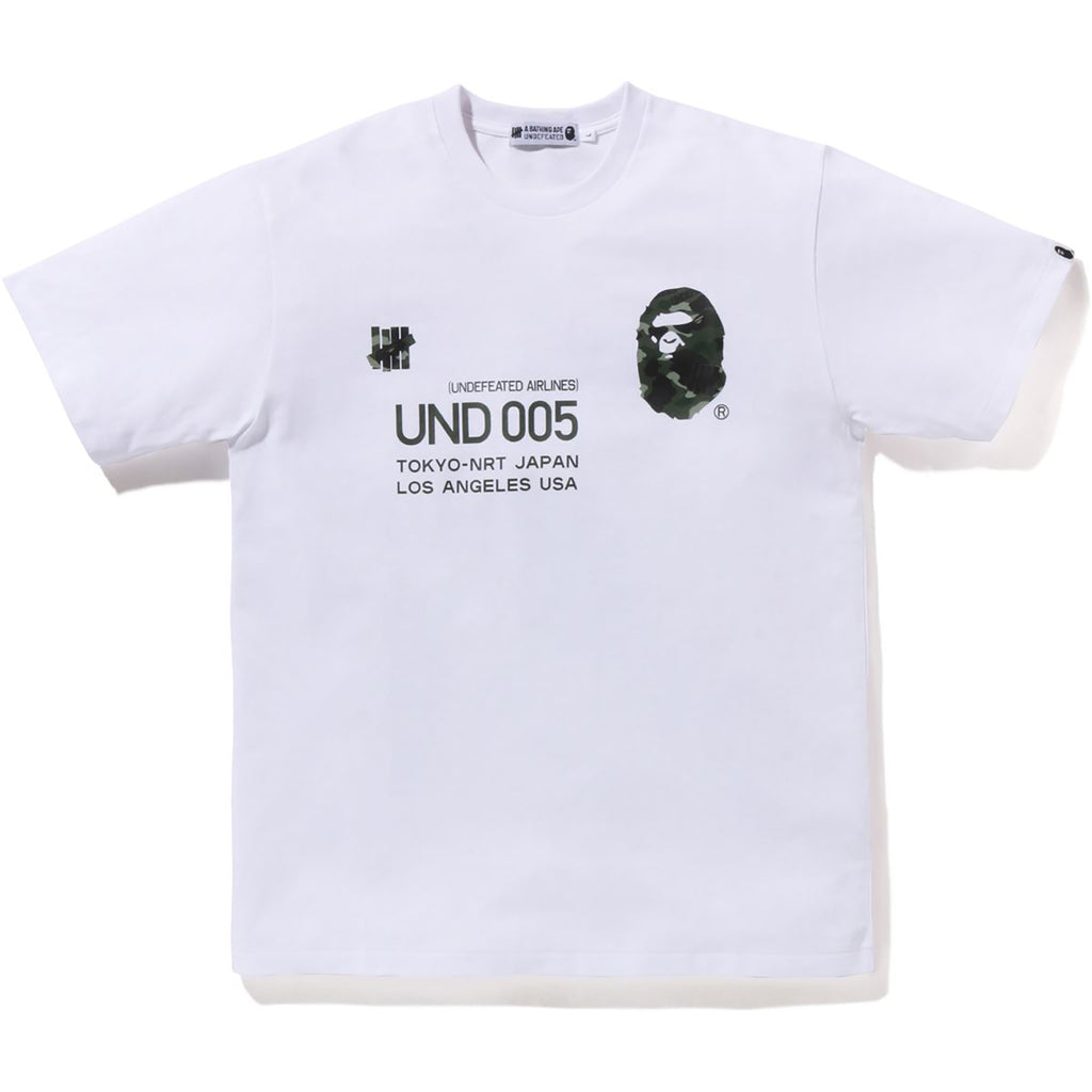 BAPE X UNDEFEATED TEE MENS