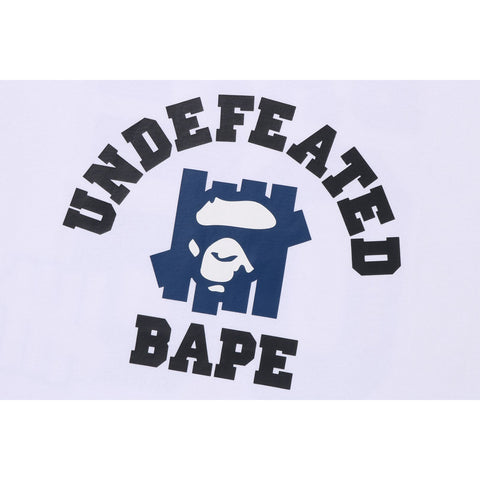 BAPE X UNDEFEATED COLLEGE TEE MENS | us.bape.com