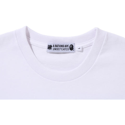 BAPE X UNDEFEATED COLLEGE TEE MENS | us.bape.com