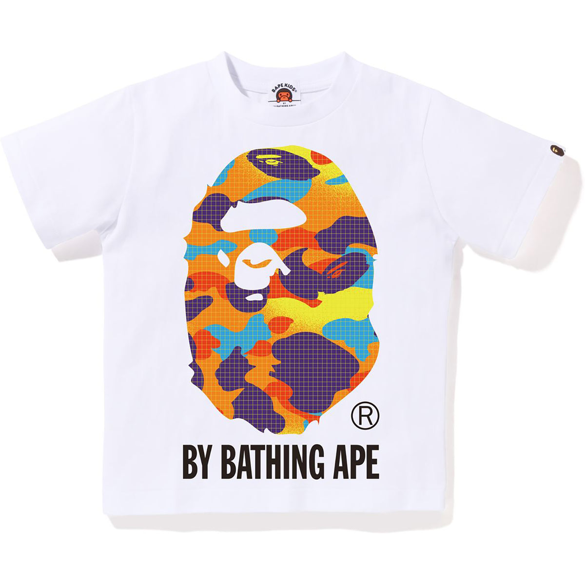 GRID CAMO BY BATHING APE TEE KIDS