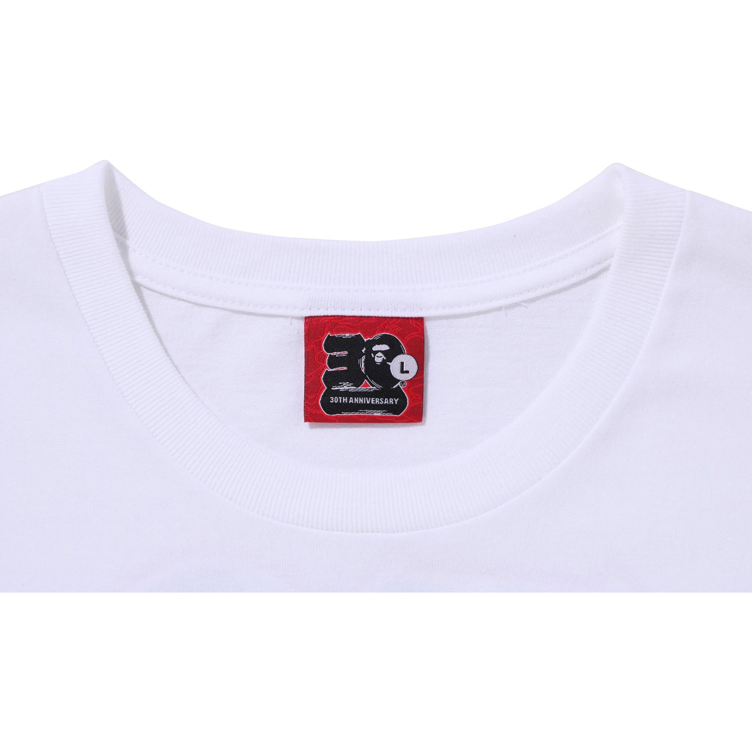 BAPE Store Madison Avenue Bape 30th Anniversary Ape Head Tee Set White