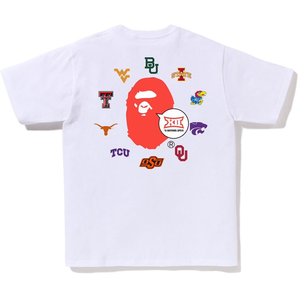 BAPE X BIG XII TEE MENS