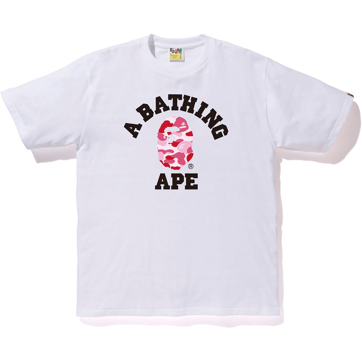 A Bathing Ape College ABC White/Green Camo Size deals Large