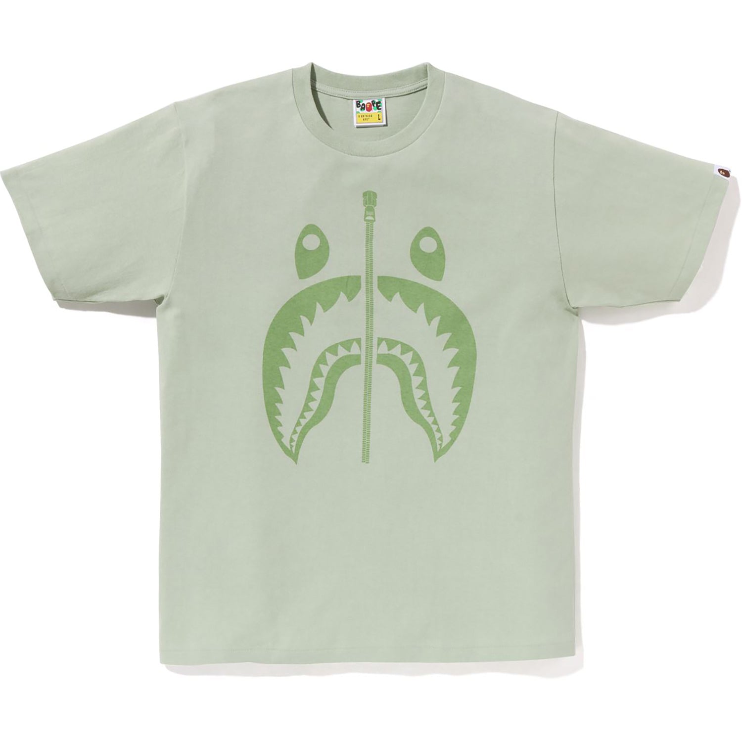 Bape bicolor shark tee best sale