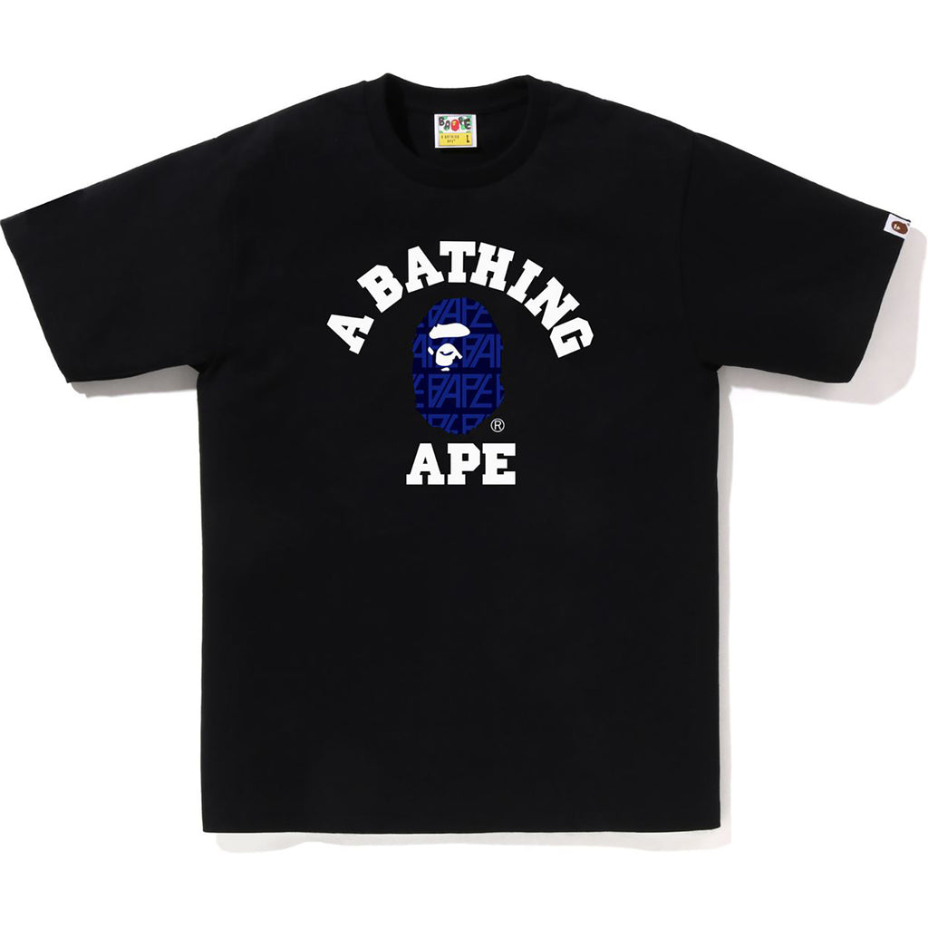 BAPE LOGO MONOGRAM COLLEGE TEE MENS | us.bape.com