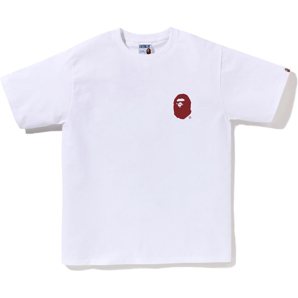 A BATHING APE LETTERED TEE MENS