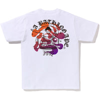 BAPE LOGO MONOGRAM COLLEGE TEE MENS