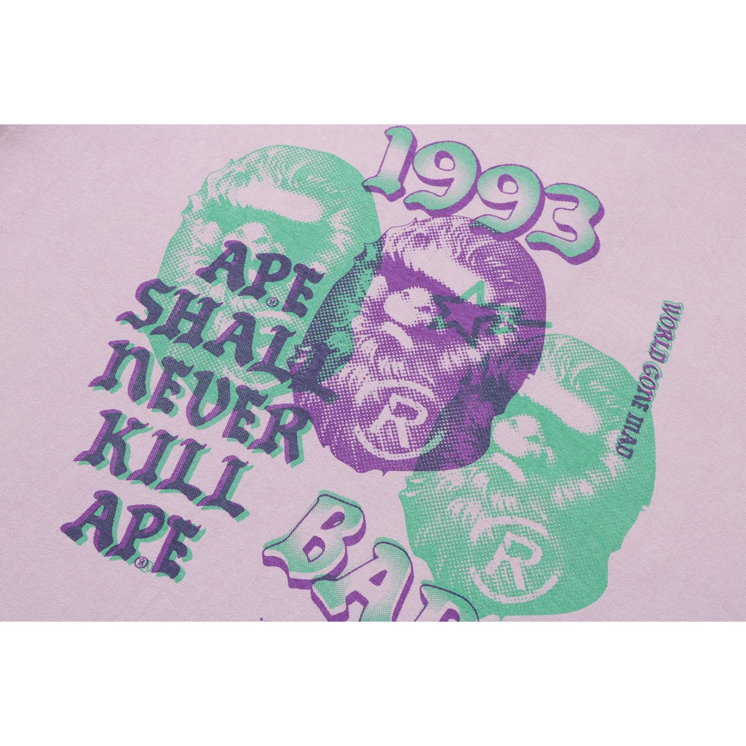 【A BATHING APE】3色展開 PIGMENT PRINT APE HEAD RELAXED TEE A BATHING APE® Pigment Print Ape Head Relaxed Fit Tee | Bape