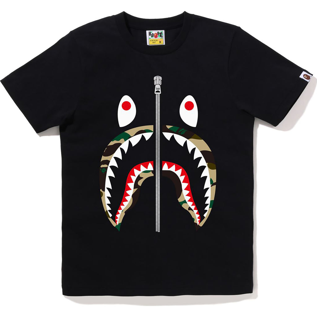 1ST CAMO SHARK TEE LADIES | us.bape.com