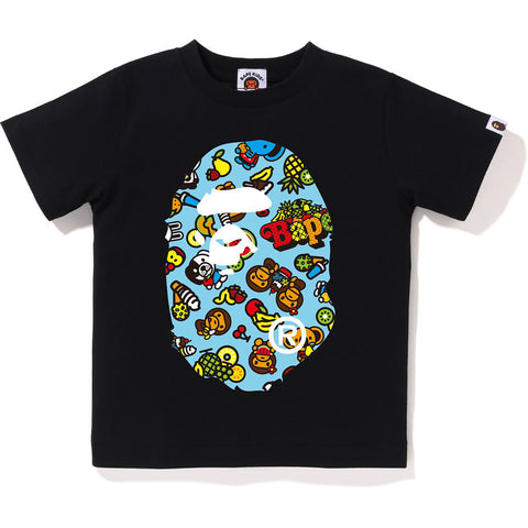 BABY MILO MIXED FRUIT BIG APE HEAD TEE KIDS