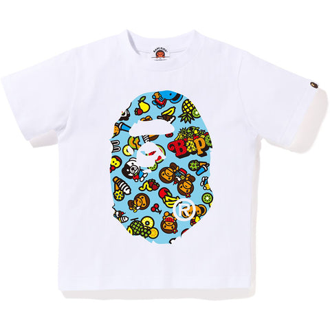 BABY MILO MIXED FRUIT BIG APE HEAD TEE KIDS