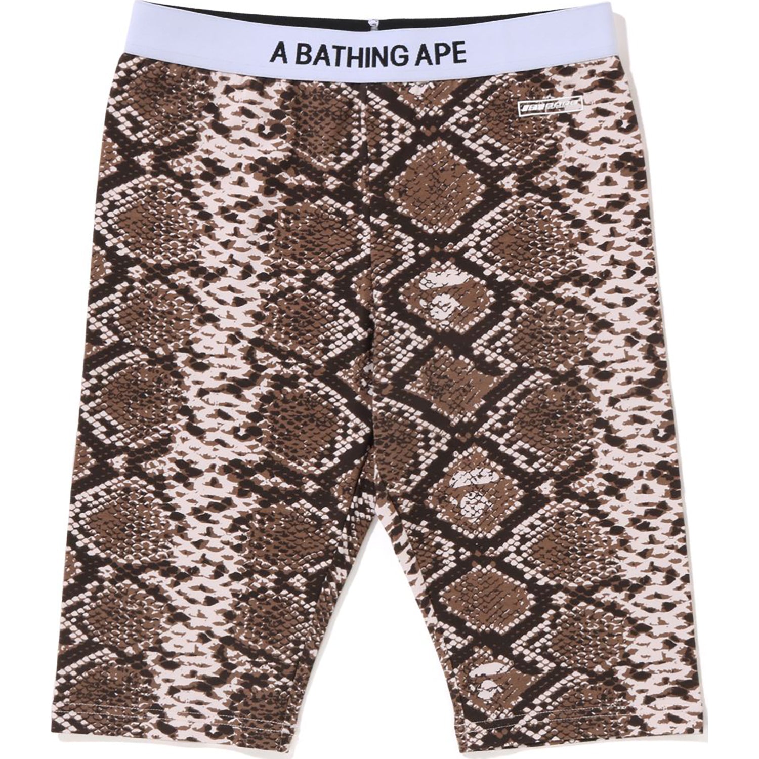 BAPE SNAKE PATTERN BIKER SHORTS LADIES