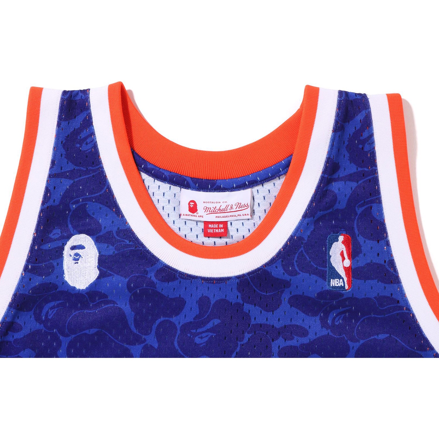 BAPE X MITCHELL & NESS NEW YORK KNICKS JERSEY TANK TOP MENS – us.bape.com