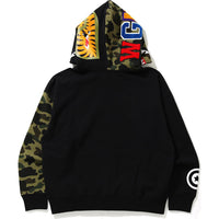GIANT SHARK FULL ZIP HOODIE MENS