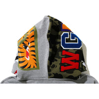 GIANT SHARK FULL ZIP HOODIE MENS