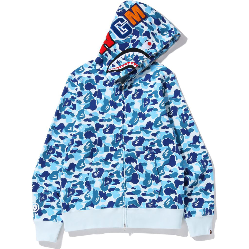 ABC CAMO SHARK FULL ZIP HOODIE MENS | us.bape.com