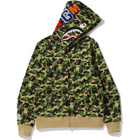 ABC CAMO SHARK FULL ZIP HOODIE MENS