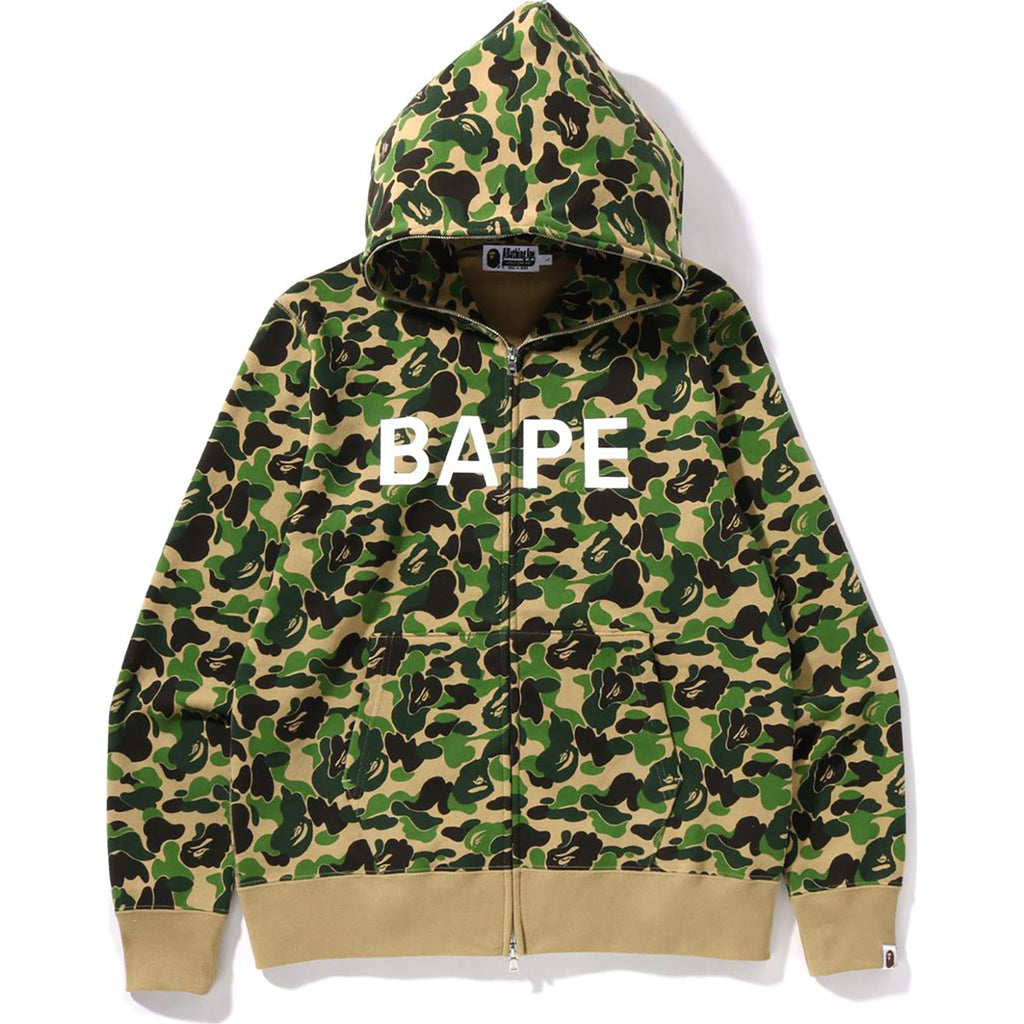 ABC CAMO BAPE FULL ZIP HOODIE MENS