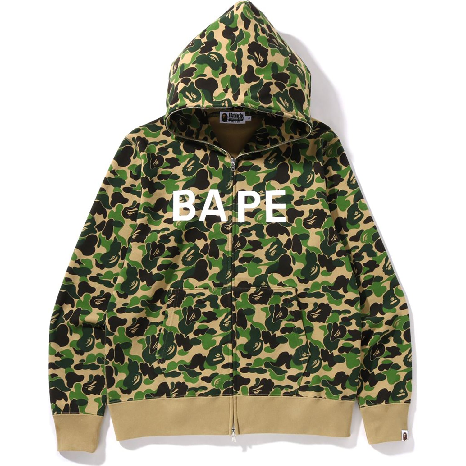 ABC CAMO BAPE FULL ZIP HOODIE MENS
