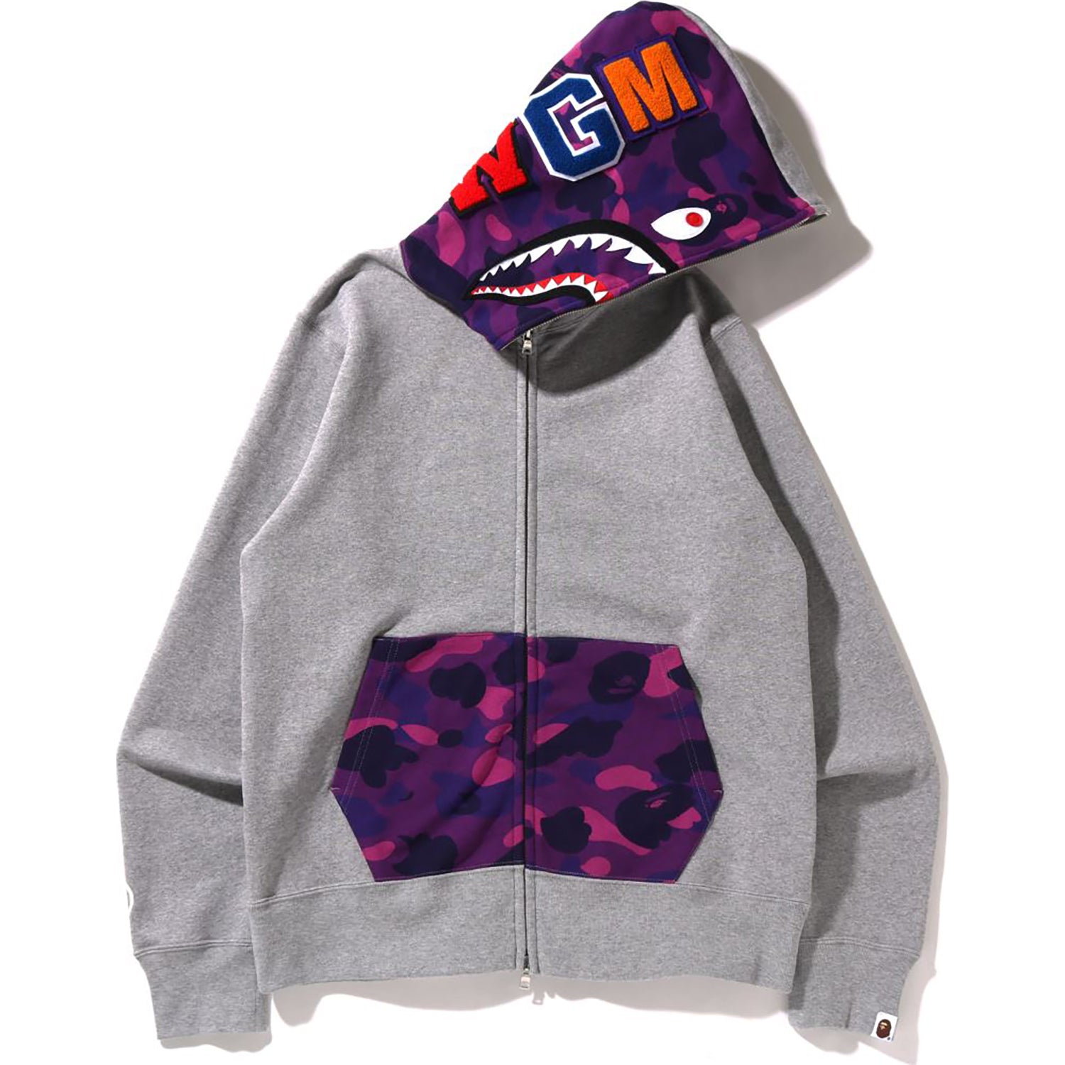 COLOR CAMO SHARK FULL ZIP HOODIE MENS – us.bape.com