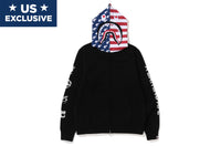 BAPE US LIMITED COLLECTION SHARK FULL ZIP HOODIE MENS