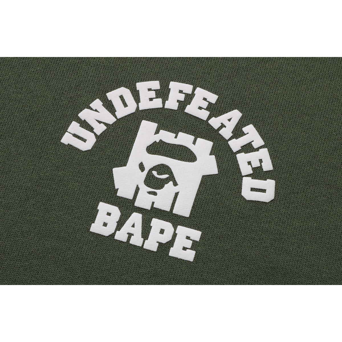 BAPE X UNDEFEATED COLOR CAMO RELAXED ZIP HOODIE MENS