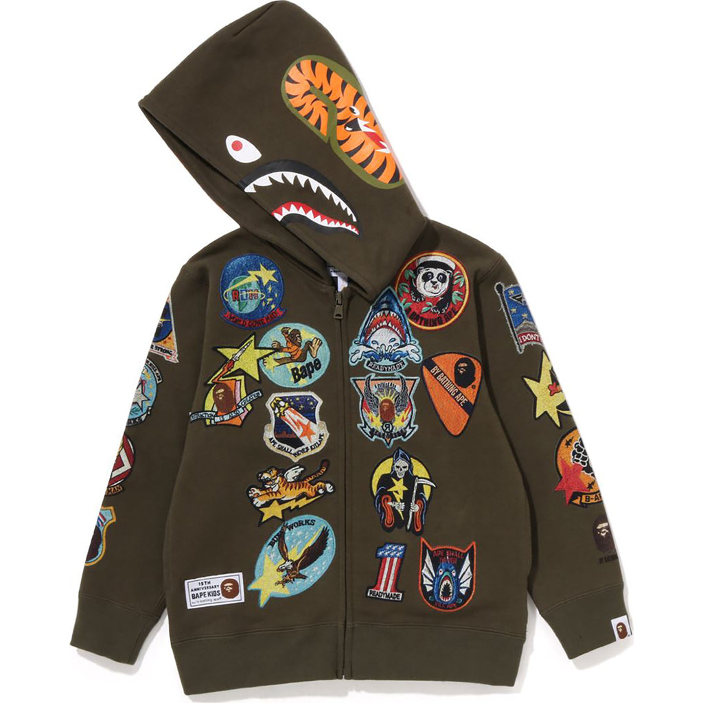 BK15TH ANNIVERSARY X READYMADE TIGER SHARK HOODIE KIDS | us.bape.com