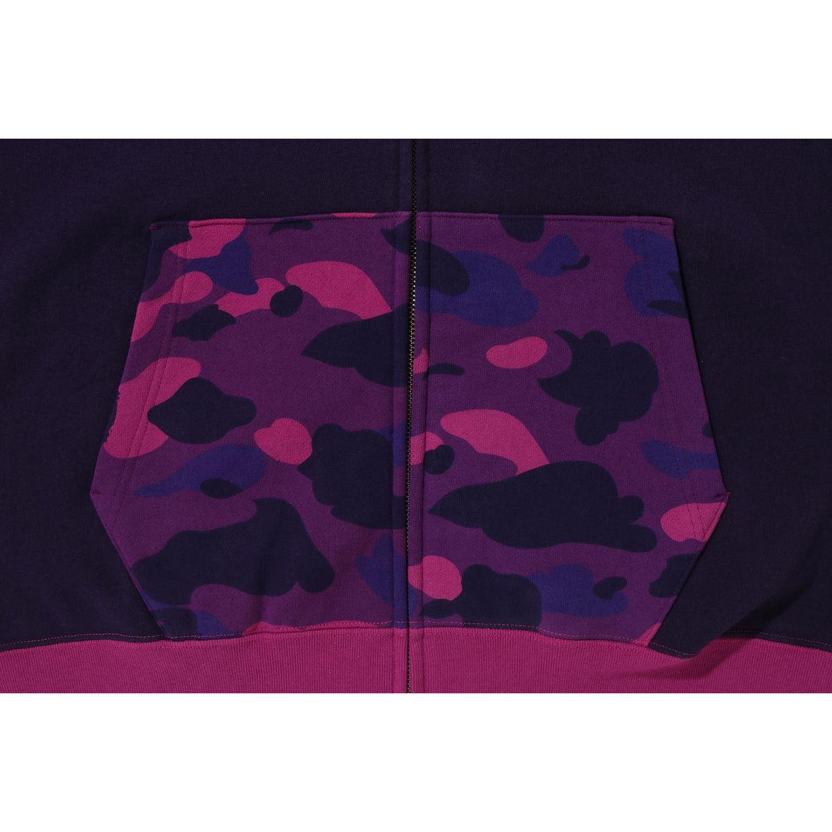 COLOR CAMO RELAXED FIT FULL ZIP HOODIE MENS