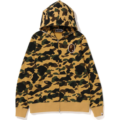 1ST CAMO APE HEAD PATCHED FULL ZIP HOODIE MENS | us.bape.com