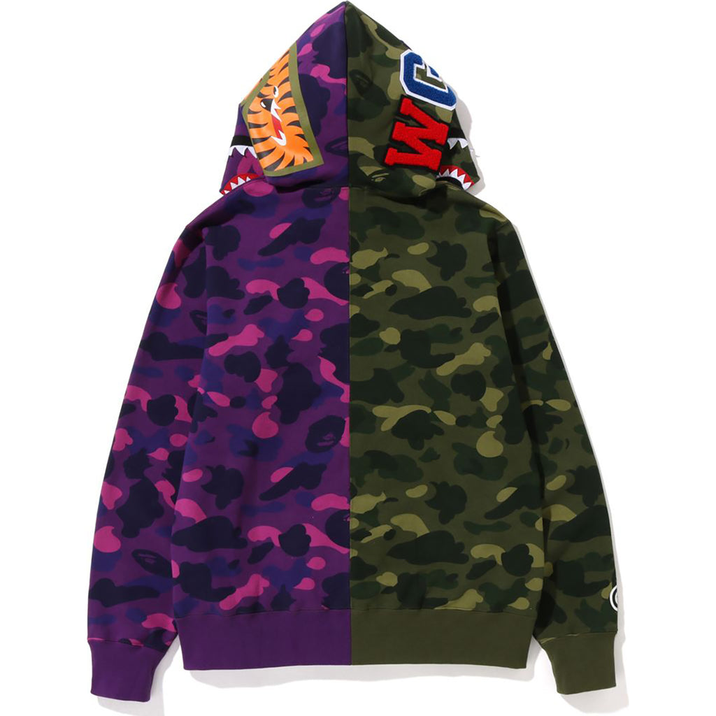 COLOR CAMO SHARK FULL ZIP HOODIE MENS | us.bape.com