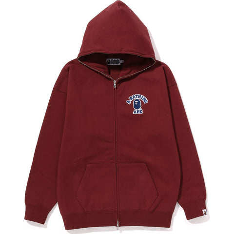 Burgundy bape hoodie hot sale