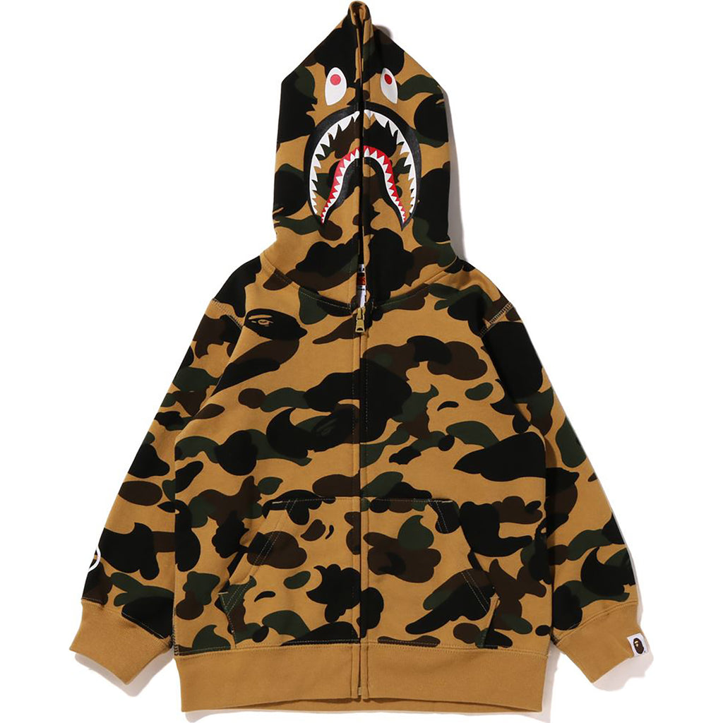 1ST CAMO SHARK ZIP HOODIE KIDS | us.bape.com