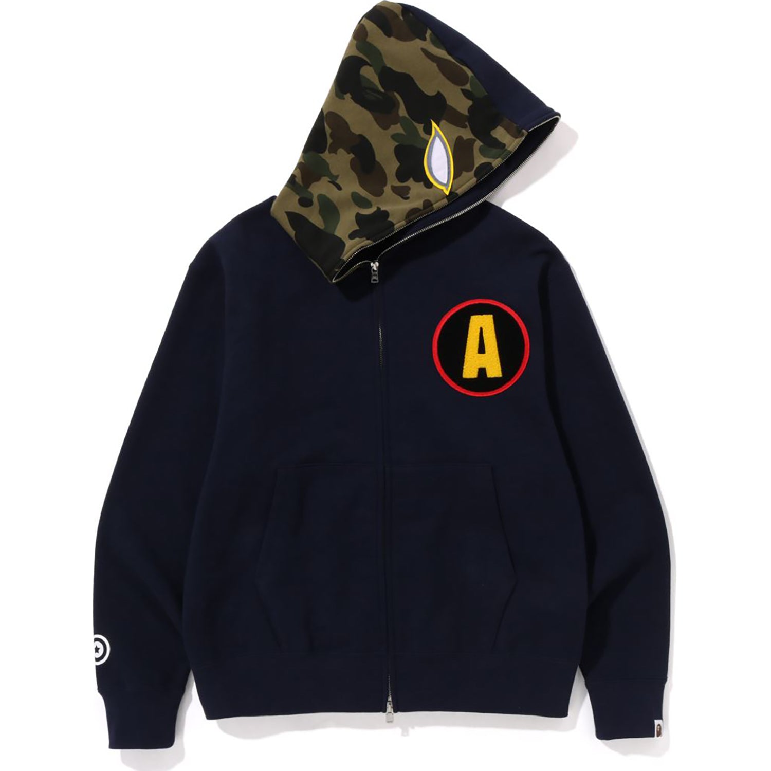 SHADOW BAPE RELAXED FIT FULL ZIP HOODIE MENS us.bape