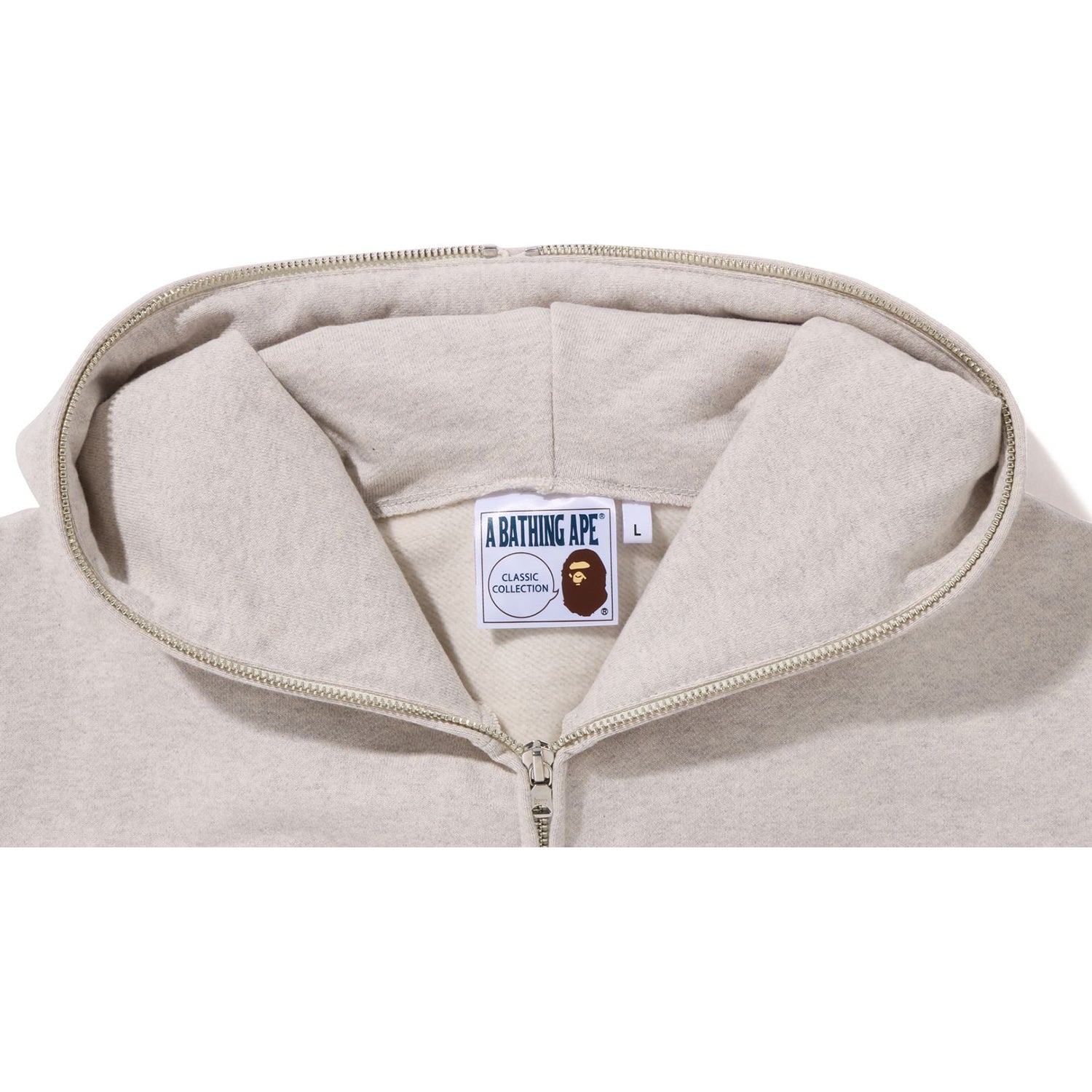 A BATHING APE RELAXED FIT FULL ZIP HOODIE MENS