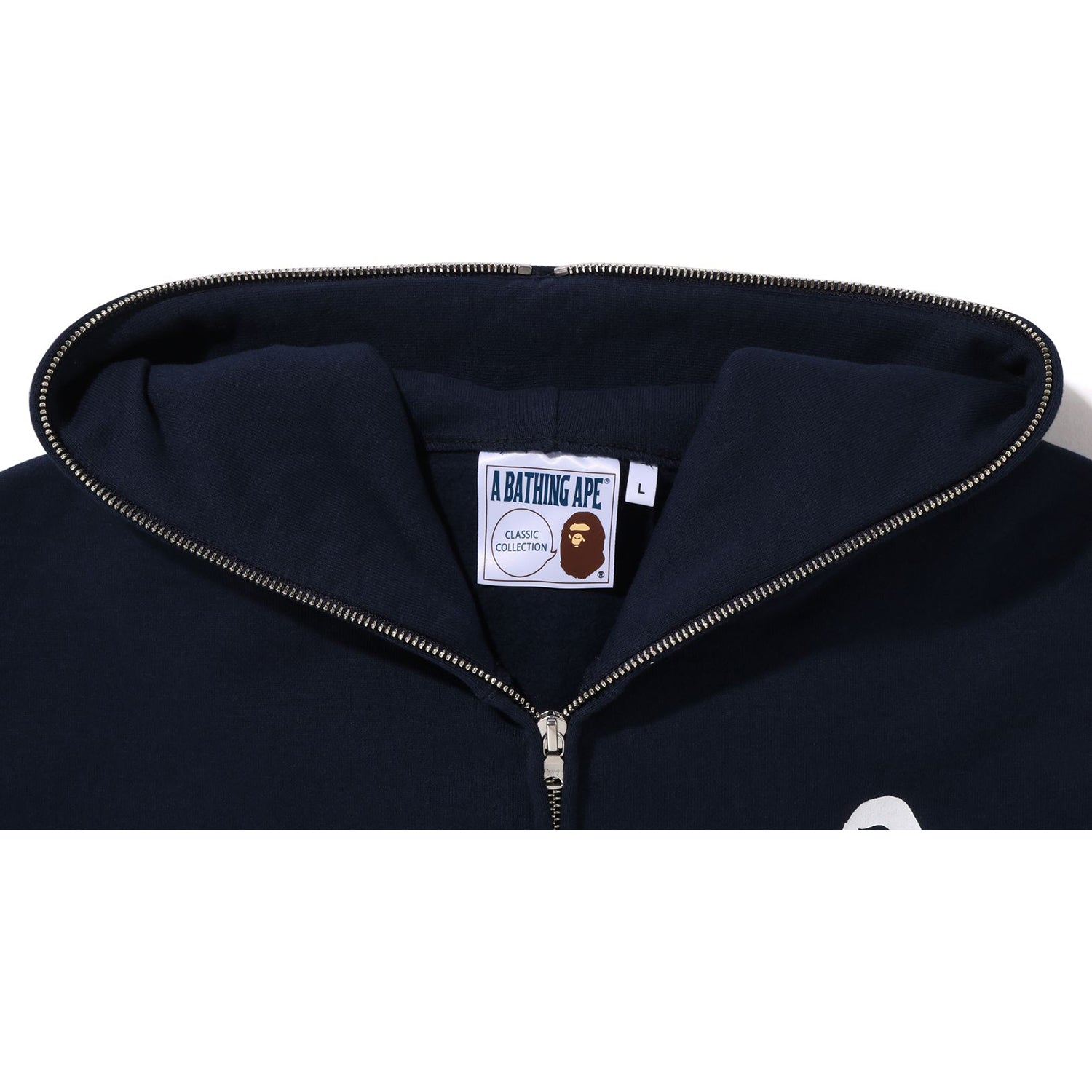 A BATHING APE RELAXED FIT FULL ZIP HOODIE MENS