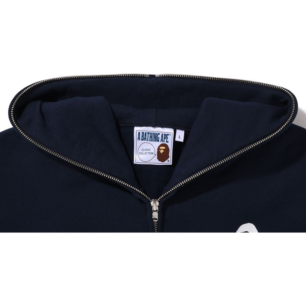 A BATHING APE RELAXED FIT FULL ZIP HOODIE MENS