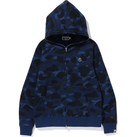 COLOR CAMO THERMAL FULL ZIP HOODIE MENS | us.bape.com