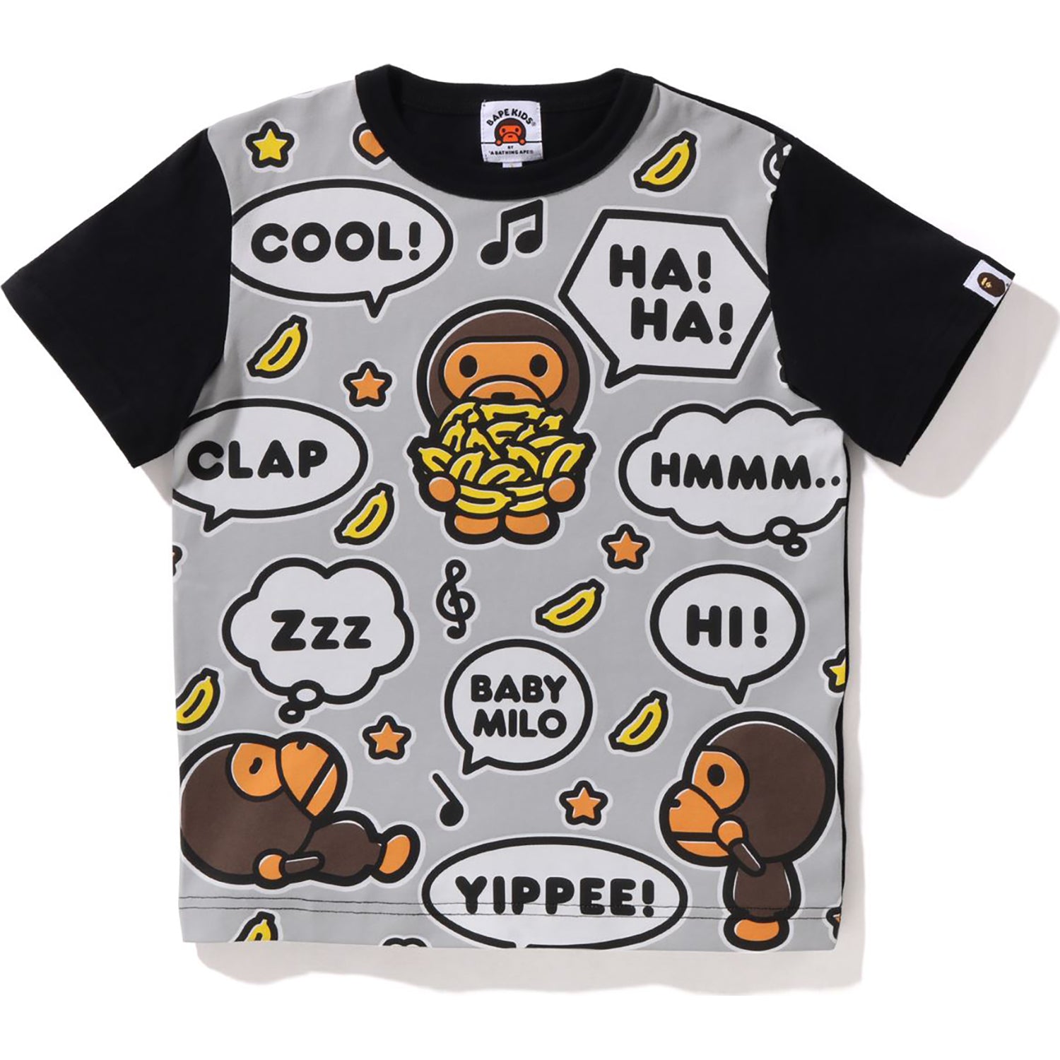 BIG BABY MILO SPEECH BALLOON TEE KIDS – us.bape.com