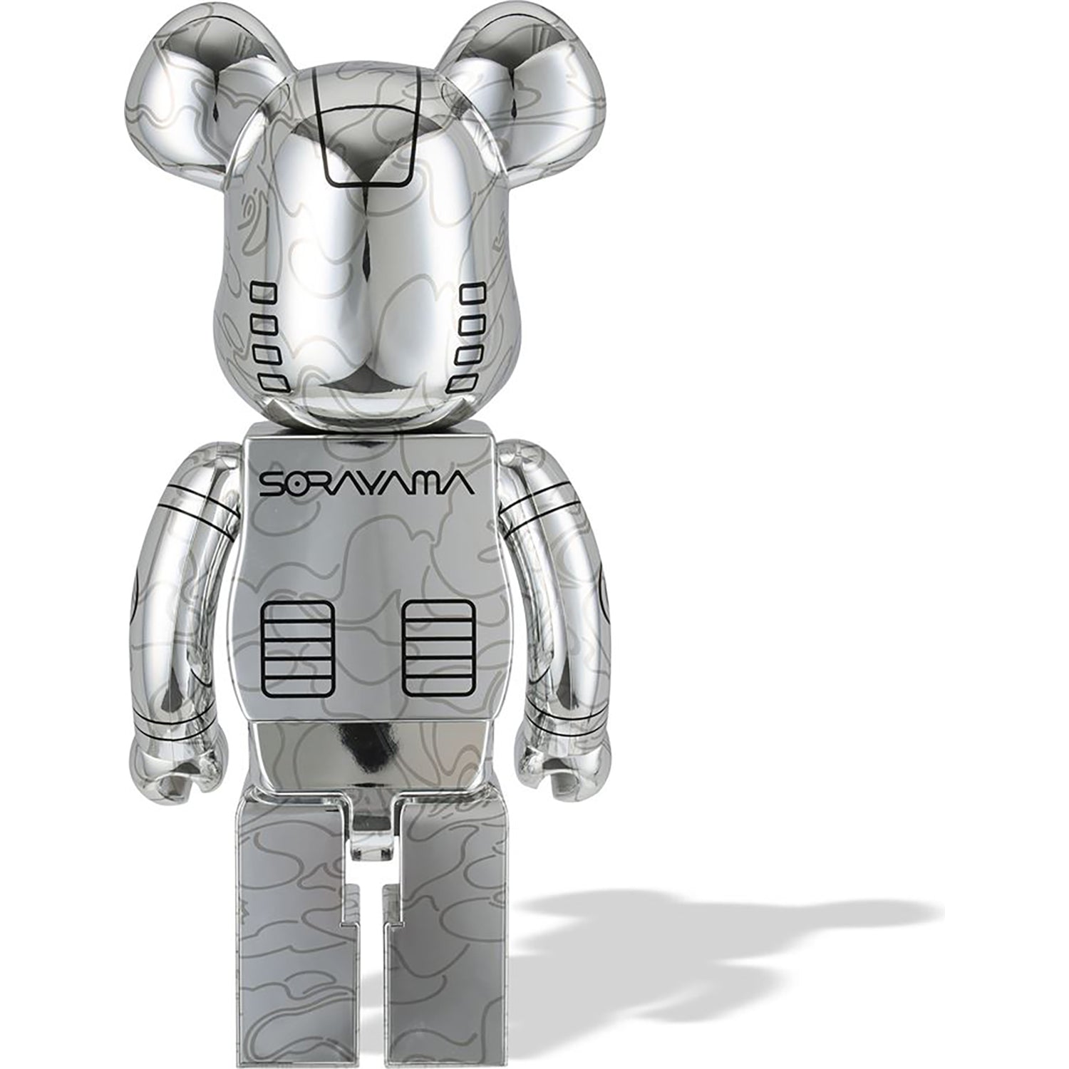 BABY MILO X HAJIME SORAYAMA X BE@RBRICK SILVER 1000%