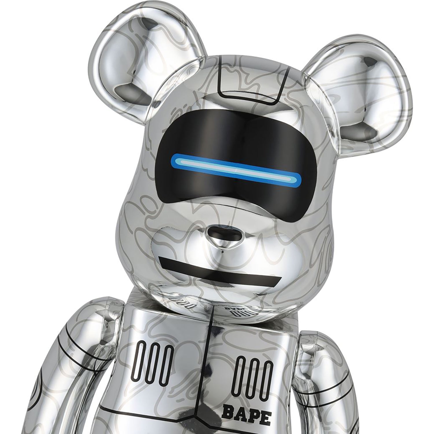 BABY MILO X HAJIME SORAYAMA X BE@RBRICK SILVER 1000% – us.bape.com