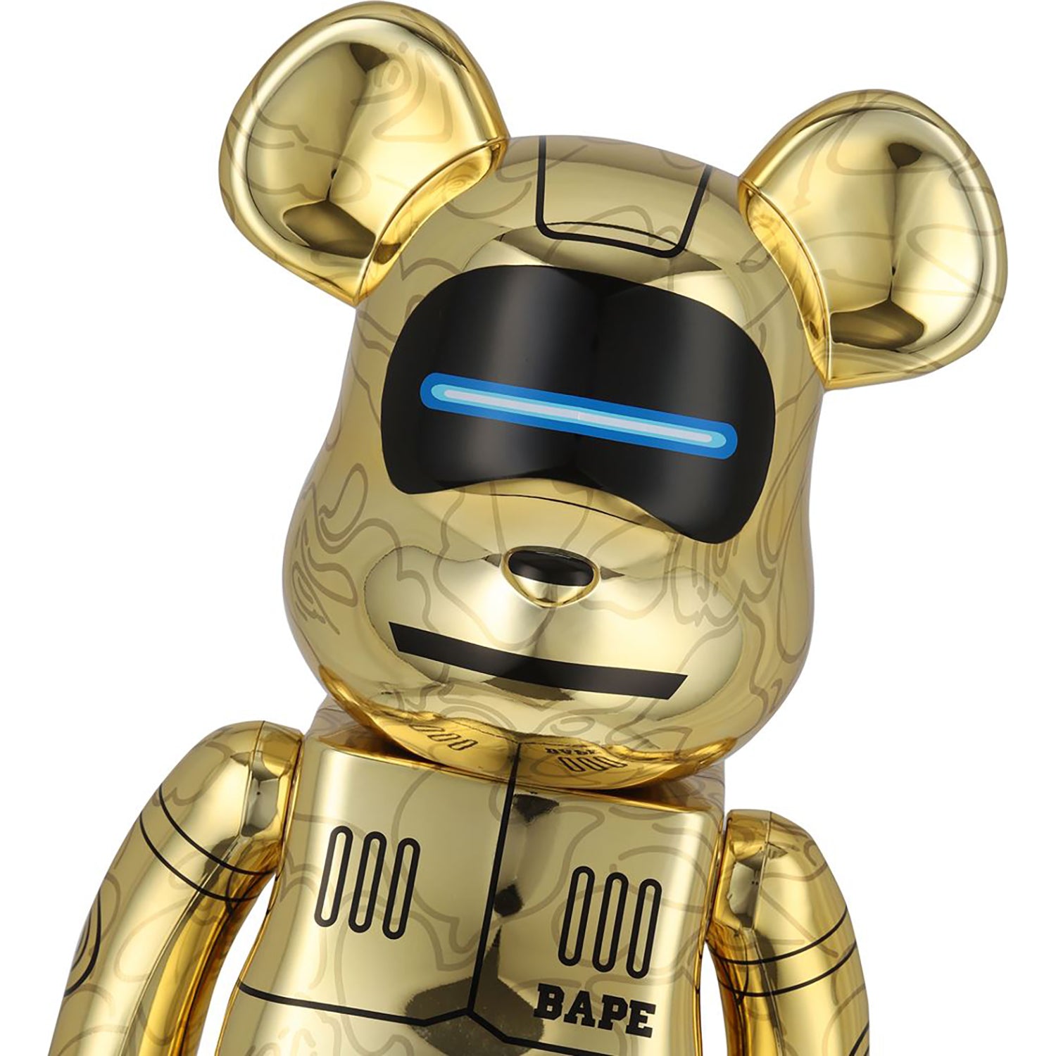 BABY MILO X HAJIME SORAYAMA X BE@RBRICK GOLD 1000%